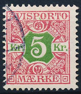 Danmark Avisporto AFA 09 Stemplet