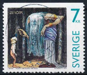 Sverige AFA 1929Co Stemplet