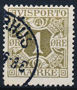 Danmark Avisporto AFA 11 Stemplet