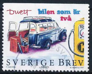 Sverige AFA 1947 Stemplet