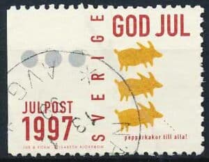 Sverige AFA 1956 Stemplet