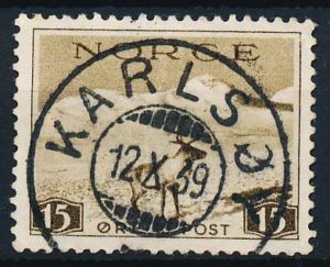 Norge AFA 196 Stemplet