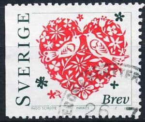 Sverige AFA 1962 Stemplet