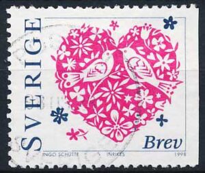 Sverige AFA 1963 Stemplet