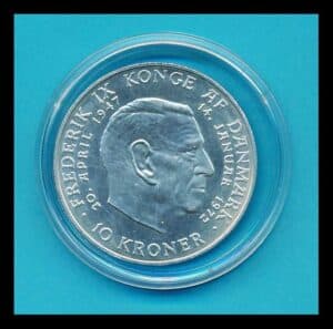 Danmark Frederik IX 1972 Erindringsmønt