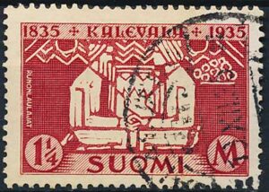 Finland AFA 198 Stemplet