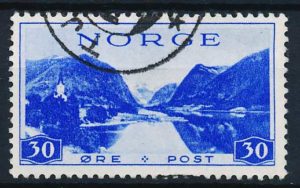 Norge AFA 198 Stemplet