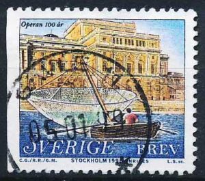 Sverige AFA 1980 Stemplet