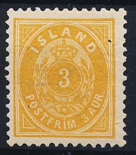 Island AFA 12B Postfrisk