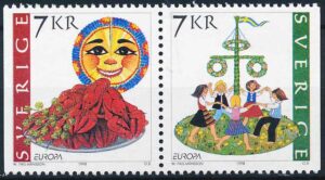 Sverige AFA 1986Cv+1987Ch Postfrisk