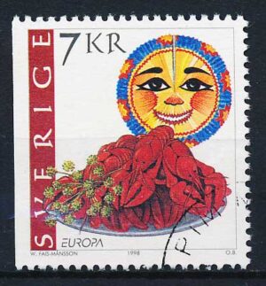 Sverige AFA 1986Ch Stemplet