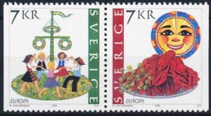 Sverige AFA 1987Cv+1986Ch Postfrisk