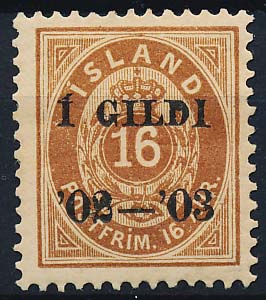 Island AFA 29B Ubrugt