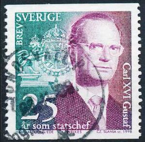 Sverige AFA 1991 Stemplet