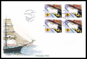 Åland FDC Frankeringsmærker 1999
