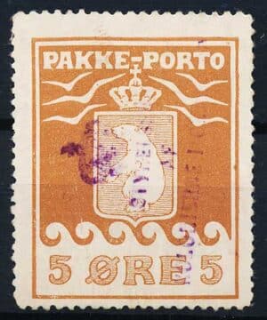 Grønland Pakkeporto AFA 02 Stemplet