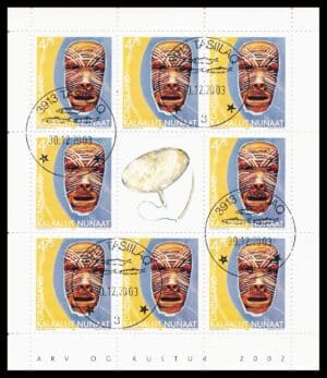 Grønland Småark AFA 02 Stemplet