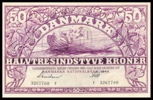 Danmark 50 Kroners 1944 Kvalitet 1+ f 3267760