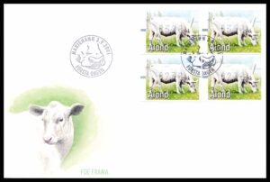 Åland FDC Frankeringsmærker 2001