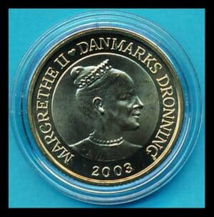 Danmark Margrethe II 2003 Tårnmønt