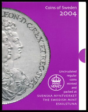Sverige Møntsæt 2004 Pap