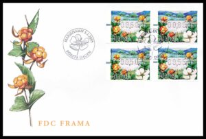 Åland FDC Frankeringsmærker 2005
