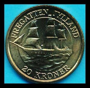 Danmark Margrethe II 2007 Skibsmønt