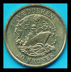 Danmark Margrethe II 2007 Skibsmønt