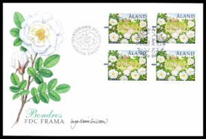 Åland FDC Frankeringsmærker 2008
