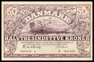 Danmark 50 Kroners 1948 Kvalitet 1- k 3265649