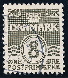 Danmark AFA 201 Stemplet