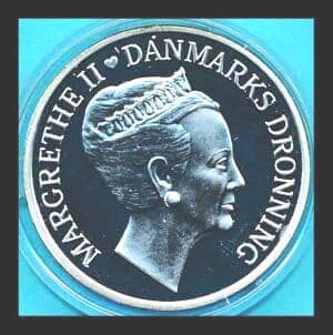 Danmark Margrethe II 2010 Erindringsmønt Proof