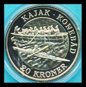 Danmark Margrethe II 2010 Kajak Konebåd Proof