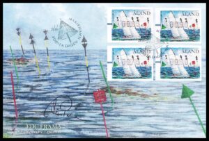 Åland FDC Frankeringsmærker 2010