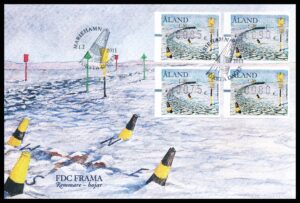 Åland FDC Frankeringsmærker 2011