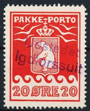 Grønland Pakkeporto AFA 16 Stemplet