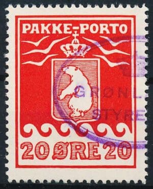 Grønland Pakkeporto AFA 16 Stemplet