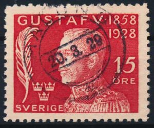 Sverige AFA 205 Stemplet