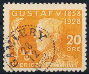 Sverige AFA 206 Stemplet