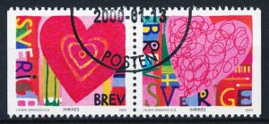 Sverige AFA 2086+2087 Stemplet