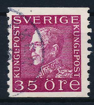 Sverige AFA 208H Stemplet