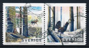 Sverige AFA 2091+2092 Stemplet