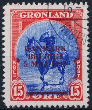 Grønland AFA 21 Stemplet
