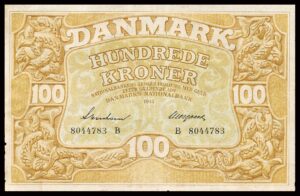 Danmark 100 Kroners 1943 Kvalitet 1 B 8044783