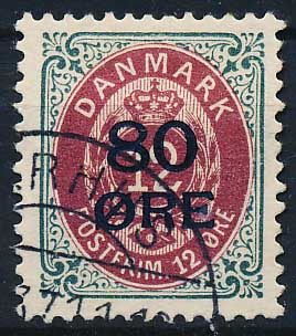 Danmark AFA 82 Stemplet