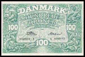 Danmark 100 Kroners 1960 Kvalitet 01 t 1349112