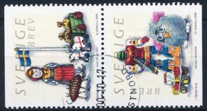 Sverige AFA 2124+2127 Stemplet