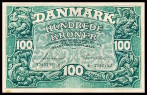 Danmark 100 Kroners 1944 Kvalitet 1+ e 2747752
