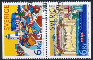 Sverige AFA 2139+2141 Stemplet