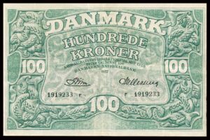 Danmark 100 Kroners 1957 Kvalitet1+ r 1919233